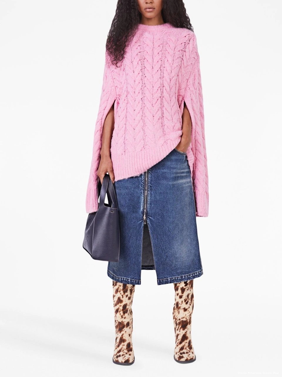 Cheap McCartney long-sleeve Women jumper Stella cable-knit 0808